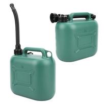 Jerry Can ABS Plastic Portable Gas Canister Military Style Oil Tank Industrial Supply 5L Green blue