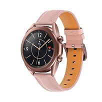 Watch Band 20mm Genuine Leather Quick Release Strap Pink for Smart Watches rožinė