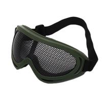 Taktiniai Airsoft Medžioklės Metalinio Tinklelio Lęšio Apsauginiai Akiniai Sportiniai Saugos Akiniai žalia