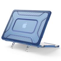 Laptop Sleeve Case For Macbook Air 13.6 M5 M4 M3 M2 A3449 A3240 A3113 A2681 Stand Cases Kickstand Cover Air 13.6 M5 M4 M3 M2 tamsiai mėlyna spalva
