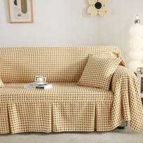 Stilingas dulkėms atsparus sofos užvalkalas ir pagalvės užvalkalas Pair of 46*46cm Pillowcases (without stuffing) beige