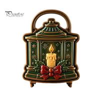 Festive Gingerbread Man Pastry Tools Christmas Mini Pie Mold, 3D Relief Embossed Hand Baking Holiday Pressed Dough Stamps Reusable DIY Press Mold for P