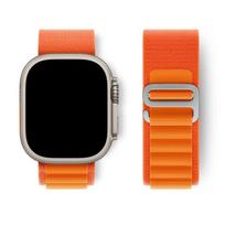 Alpine Loop Band For Watch Ultra 3 2 Strap 49mm 44mm 40mm 41mm 42mm 46mm 44 45 mm Bracelet iWatch Series 7 6 5 SE 8 10 11 38-40-41-S11 42mm orange