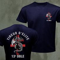 FFL French Legion Etrangere Tireur Delite e DBLE Sniper Army Logo Tshirt Short Sleeve Casual Cotton ONeck Unisexs T Shirts L blue