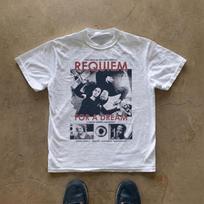2026 Retro Requiem for A Dream Movie Graphic T‑Shirt Men Women Vintage Cult Film Poster Print Unisex Casual Crew Neck Cotton Short Sleeve Tees Tops 4XL gray