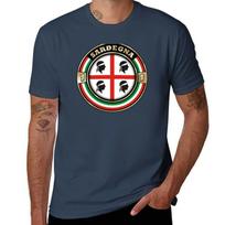 Sardegna quattro mori Sardinia flag gold TShirt Festival Party Tee Top XL black