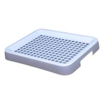 Double Layer Guinea Pig Cage Litter Tray Easy-Clean Rabbit Litter Tray Small Animal Potty  Indoor pilka