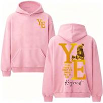 Rapper Kanye West Hoodie Telling Truth Is Crazy in A World Full of Lies Sweatshirt Men's Fashion Hooded Streetwear 3XL white