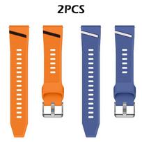 Soft Silicone Replacement Strap for Huawei Watch GT 7 46mm GT 6 5 4 3 22mm Waterproof Sport Wristband Watch Band Outdoor Strap 22mm Strap orange