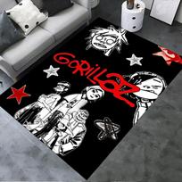 Gorillaz Carpet Rug for Living Room Bedroom Home Sofa Decoration,Kids play Non-slip Floor Mat 40x60cm( 15x23in ) gray