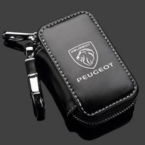 Odinis automobilio rakto piniginė Raktų dėklas Mini kortelių dėklas Peugeot 408 4008 308 3008 Rifter 5008 508 2008 208 301 RCZ Automobilio priedai gray
