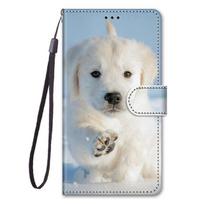 Funda Galaxi A54 Piniginės telefonų knygos dėklas, skirtas Samsung Galaxy A14 A04 A04s A54 5g dėklai 3d Cat Rose Oda Atverčiamas dangtelis Capinha Samsung A14 (4G) 5G white