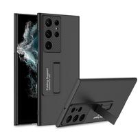 Dėklas Samsung Galaxy S23 S22 Ultra Plus S21, lizdas ir laikiklis rašikliui, itin plonas matinis smūgiams atsparus apsauginis kietas dangtelis For Galaxy S22