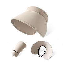 Summer Straw Hat Women Wide Brim Floppy Panama Hats Female Visor Cap Outdoor Foldable Beach Sun Capss smėlis