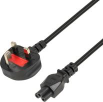 Ibox Power Cable for Laptops (clover) VDE 1.8m UK plug