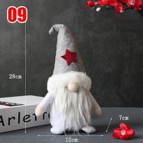 34 Stiliai Megztas Audinys Švediškas Tomte Nykštukas Rudolph Gnomai Nykštukas Kalėdų Senelis Veido Neturintis Pliušinis Lėlė Matches the image8 black