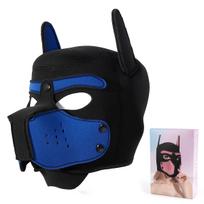 Husky Dog Headgear Nightclub Stage Performance Dress Up Cosplay Face Mask FAI black