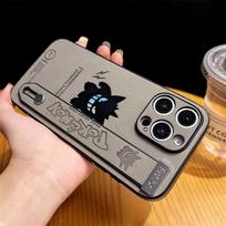Animacinis Gengar odinis telefono dėklas su riešo dirželiu Apple iPhone 16 15 14 Plus 13 12 Pro Max 11 16ProMax 15plus For iPhone 13