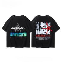 One Ok Rock Grupė Hip Hop Sunkusis Metalas Gatvės Kultūra Oversize Asmenybė Vasaros Džiazo Marškinėliai Laisvi Atsitiktiniai Marškinėliai Vyrams Moterims Tee M gray