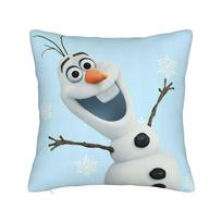 Šaldytų Olafo Animacinis Pagalvės Užvalkalas Minkštas Poliesterio Pagalvės Dangalas Dekoras Pagalvės Užvalkalas Namams Užtrauktukas 40*40cm 40cmx40cm