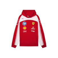 Puma Ferrari 2026 Season F1 Racing Collaboration Color Block Pullover Knit Hoodie Unisex hoodies 713825-01 L white