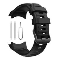 Pakeičiama apyrankė Garmin Instinct 2X Solar Tactical Edition 26mm Silikoninė laikrodžio apyrankė Laikrodžio apyrankės priedai For Instinct 2X juoda
