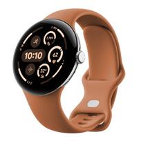 Silicone strap For Google Pixel Watch 3 band 45mm Smartwatch Accessories wrist Sport Bracelet Correa Belt Pixel Watch 3 45 mm Pixel 3 45mm Large ruda