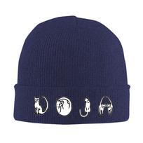 Doja Cats   Beanie Hats  Bonnet Hats Female Male Street Kpop Skullies Beanies Spring Graphic Elastic Caps One Size blue