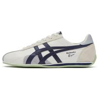 Onitsuka Tiger Runspark Baltos Kreminės Laivyno Unisex Žemi Sintetinės Odos Tinklelio Retro Bėgimo Sportbačiai 1183B480-103 43.5 white