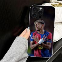 L-Lamine Y-Yamal 19 dėklas iPhone 13 12 Mini 11 Pro Max telefonui Minkštas telefono dangtelis X XS XR 7 SE 8 Plus 6 6S 5 5S Silikoninis Juodas Capa iPhone 11 Pro Max