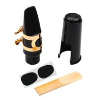 High Performances Eb Bb Altos Saxophone Mouthpiece Including Saxophone Ligature Cap And Bite Pads For Smooth Playability 1 black