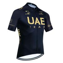 2025 Juodos ir auksinės spalvos dviratininko marškinėliai UAE TEAM Dviratininko marškinėlių ir šortų komplektas Ropa Ciclismo Vyrams Moterims Vasariniai Pro Dviratininko Maillot Drabužiai XL