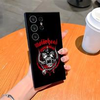 Juosta M-Motorhead Telefono dėklas Samsung S26 S25 Ultra S24 S23 Fe S22 S20 S21 Plus A54 A34 A53 A16 Galinis dangtelis Samsung s25