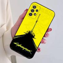 Žaidimo C-Cyberpunk telefono dėklas Juodas Silikoninis Minkštas Skirtas Samsung S25,S24,S21,S22,S23,S30,Ultra,S20,Plus,Fe,Lite Samsung S25ULTRA