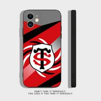 S-Stade-T-Toulousains Skaidrus silikoninis dėklas iPhone 17,16,15,14,13,12,11,Pro,Max,Mini,XS,X,8,Plus, atsparus smūgiams iPhone16Plus