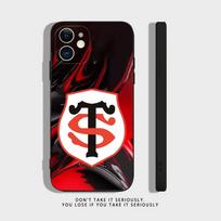 S-Stade-T-Toulousains Skaidrus silikoninis dėklas iPhone 17,16,15,14,13,12,11,Pro,Max,Mini,XS,X,8,Plus, atsparus smūgiams iPhone16