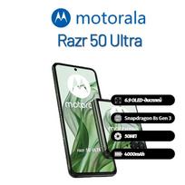 Motorola Moto Razr 50 Ultra išmanusis telefonas palaiko Nano-SIM+eSIM, Visiškai naujas 256GB žalia