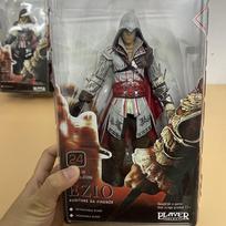 Modelis Ezio Altair Serija 4 Connor Haytham Edward Kenway Mohawk Veiksmo figūrėlė Kolekcionuojamas žaislas 15cm 6" gray