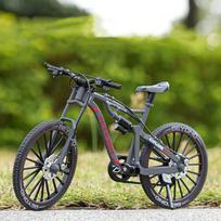Mastelis 18 Mini Dviračio Modelis Lenktyninis Metalinis Imitacinis Kalnų Dviratis Žaislas Ornamentas Miniatiūrinis Road Bmx Dviračio Modelis Vaikams black
