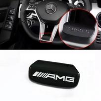 Automobilio vairo emblemos lipdukai Metalinis ženklelis Mercedes Benz AMG W206 W204 W205 W212 W213 W221 W222 W223 W251 W464 GLE GLC
