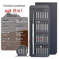 Deli Tools Precision Screwdriver Set for Electronics & Household Use gray