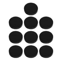 10pcs Round Feet Pad Controller Keyboard Mouse Anti Slip Silicone Mat Shock Absorption Foot Pads for Laptop Furniture black