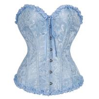 Vintažinis Retro Teismo Stiliaus Šarnyruotas Raišteliais Prigludęs Korsetas Bustier Formuojantis Viršutinis Drabužis Moterims S gray