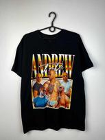 Andrew Tate Gift For Fan Unisex Tee Cotton Shirt Full Size 8D629 XL black
