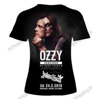 Vintažinis Sunkiojo Metalo Roko Grupės Ozzy Osbourne 3D Spausdinimo Marškinėliai Vyrams Moterims Mados Hip Hop Trumpomis Rankovėmis Viršutiniai Marškinėliai Ypač Dideli Marškinėliai S black
