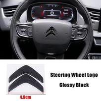 Metalinis automobilio priekinis galinis emblemos ženklelis Vairo emblema Citroën C1 C2 C3 C4 C5 Elysee Picasso Pakeičiami logotipo priedai gray