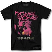 My Chemical Romance Marškinėliai Roko Koncerto Turo Prekės Plakatas Vint. Grafinis T-shirt XL pink