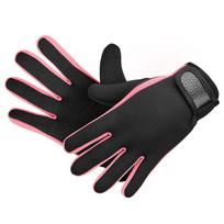 Anti Slip 1.5mm Neoprene Gloves Waterproof Water Sports Gloves Fashion Diving Gloves  For Women Men M rožinė