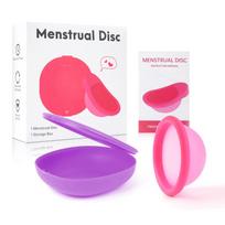 Daugkartinio naudojimo silikoninis menstruacinis diskas/taurytė – patogus ir ekologiškas higienos sprendimas moterims.
