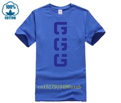 Unisex Golovkin Ggg Marškinėliai Balti M blue